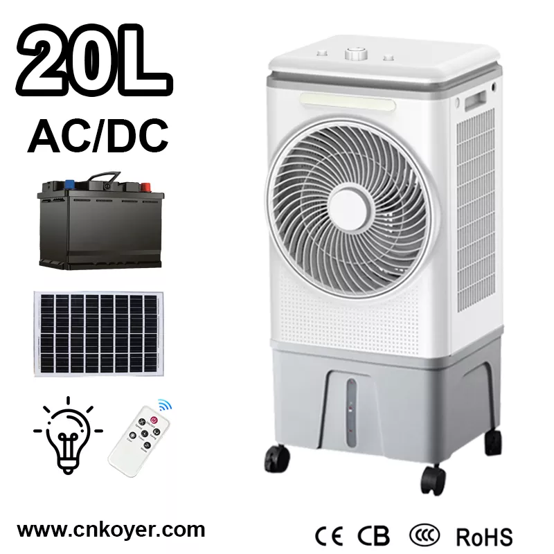 Elektrický dobíjateľný ventilátor chladiča vzduchu