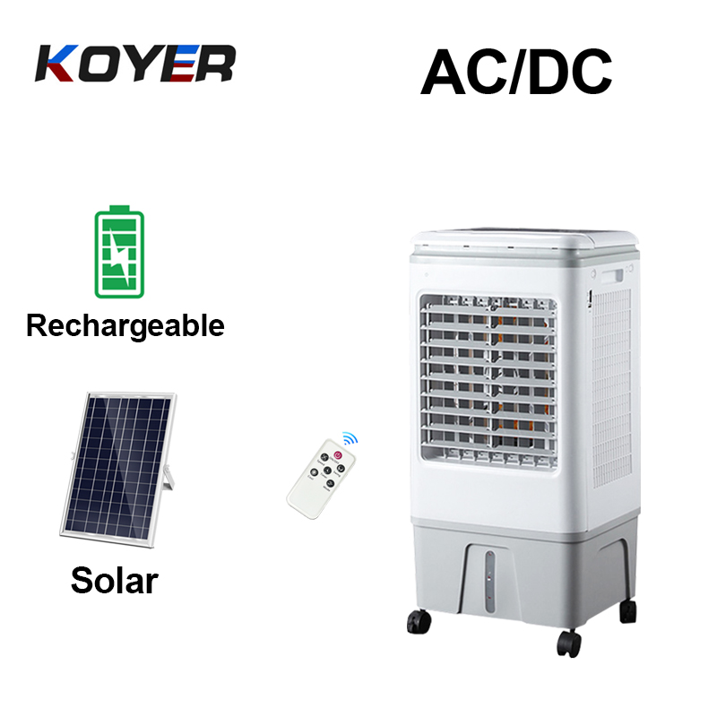 Nabíjateľný ventilátor AC DC Air Cooler