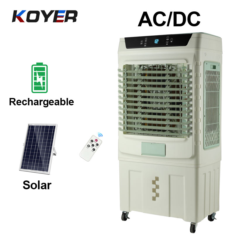 Diaľkovo ovládaný solárny ventilátor chladiča vzduchu